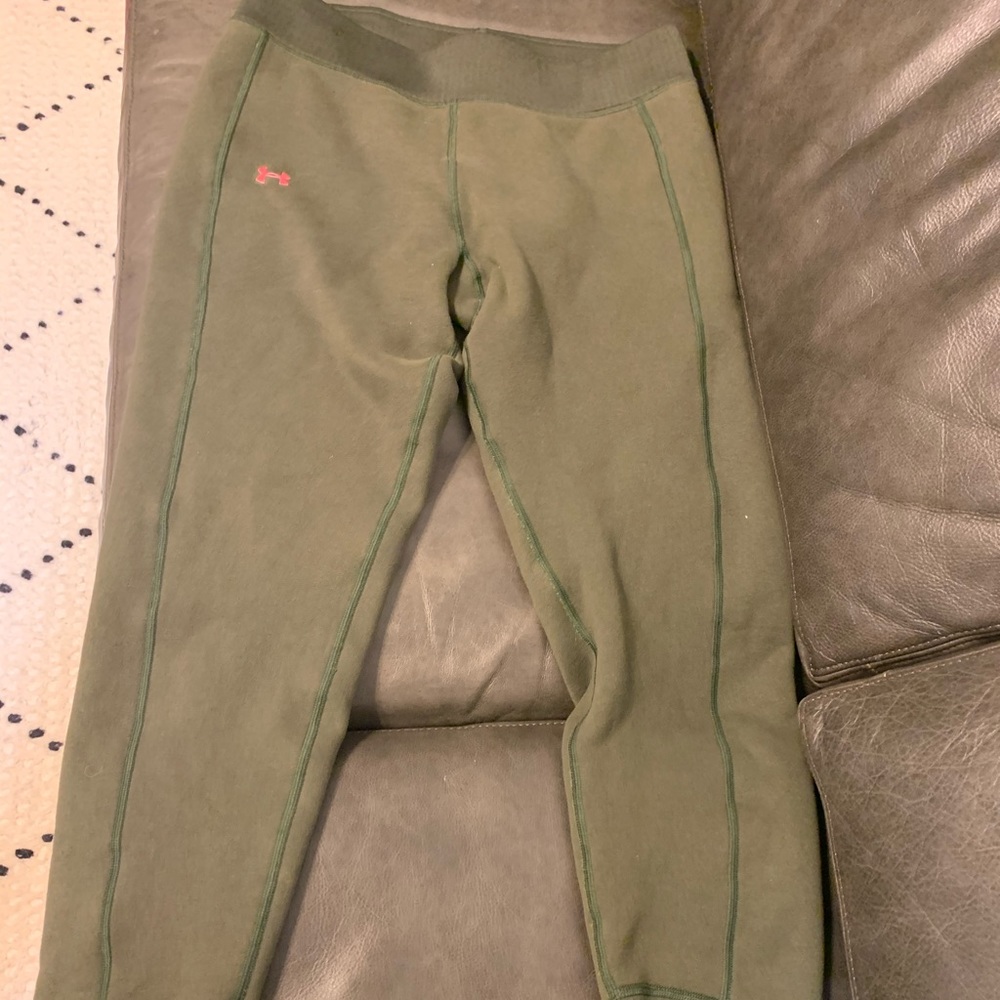 Under armour pants with fleece lining.